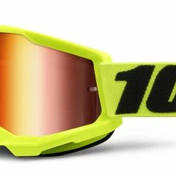 100% Youth Strata 2 Goggles - Mirrored Lens -Cheap Kids Motorcycle Gear Store 100 strata2 3