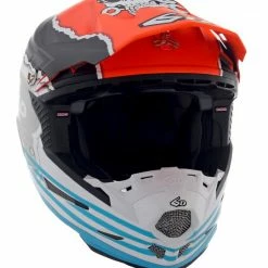 6D Helmets 6D Helmets 6D Youth ATR-2Y Danger Boy Helmet 13 6D Helmets 6D Helmets 6D Youth ATR-2Y Danger Boy Helmet -Cheap Kids Motorcycle Gear Store 6 datr2 danger boy helmet white orange blue 1