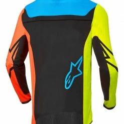 Alpinestars Racer Compass Youth Jersey -Cheap Kids Motorcycle Gear Store alpinestars youth compass jersey neon fluo black green 3