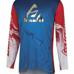 Answer Youth A23 Elite Fusion Jersey -Cheap Kids Motorcycle Gear Store answer a23 elite fusion jersey red white blue