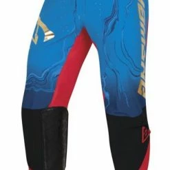 Answer Youth A23 Elite Fusion Pants -Cheap Kids Motorcycle Gear Store answer a23 elite fusion pants red white blue