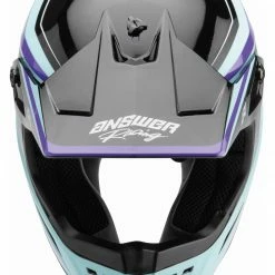 Answer Youth AR1 Vivid Helmet -Cheap Kids Motorcycle Gear Store answer youth ar1 vivid helmet purple rhodamine red seafoam 3