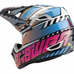Answer Youth AR3 Rapid Helmet -Cheap Kids Motorcycle Gear Store answer youth ar3 rapid helmet blue hyper orange pink 1