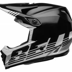 Bell Helmets Bell Helmets Bell Youth Moto-9 MIPS Louver Helmet -Cheap Kids Motorcycle Gear Store bell helmets moto9 ythmi louver bk wh y blackwhite 7