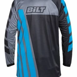 BILT Amped Evo Youth Jersey -Cheap Kids Motorcycle Gear Store bilt amped evo jersey black blue 1