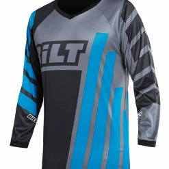 BILT Amped Evo Youth Jersey -Cheap Kids Motorcycle Gear Store bilt amped evo jersey black blue
