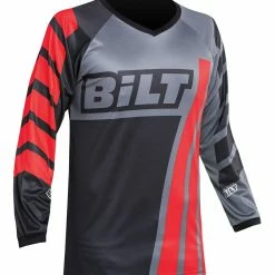 BILT Amped Evo Youth Jersey -Cheap Kids Motorcycle Gear Store bilt amped evo jersey black red 1