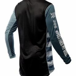 Fasthouse Youth Grindhouse Akuma Jersey -Cheap Kids Motorcycle Gear Store fasthouse grindhouse akuma jersey black white 3