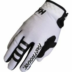 Fasthouse Youth Air Cooled Elrod Air Gloves -Cheap Kids Motorcycle Gear Store fasthouse youth air cooled elrod air gloves white 1