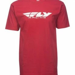 Fly Racing Dirt Fly Racing Dirt Fly Racing Youth Corporate T-Shirt -Cheap Kids Motorcycle Gear Store fly racing corporate t shirt red