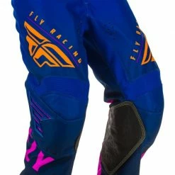 Fly Racing Dirt Youth Kinetic K220 Pants -Cheap Kids Motorcycle Gear Store fly racing dirt kinetic k220 pants midnight blue orange 1