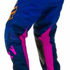 Fly Racing Dirt Youth Kinetic K220 Pants -Cheap Kids Motorcycle Gear Store fly racing dirt kinetic k220 pants midnight blue orange 2
