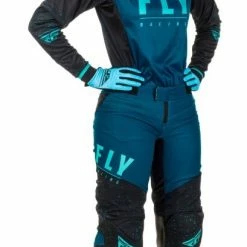 Fly Racing Dirt Fly Racing Dirt Fly Racing Lite Girl's Pants -Cheap Kids Motorcycle Gear Store fly racing dirt lite womens pants navy blue black 3
