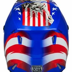 Fly Racing Dirt Fly Racing Dirt Fly Racing Youth Kinetic Patriot Helmet -Cheap Kids Motorcycle Gear Store fly racing dirt youth kinetic patriot helmet red white blue 2