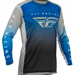Fly Racing Dirt Fly Racing Dirt Fly Racing Lite Youth Jersey -Cheap Kids Motorcycle Gear Store fly racing lite jersey blue grey black
