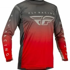 Fly Racing Dirt Fly Racing Dirt Fly Racing Lite Youth Jersey -Cheap Kids Motorcycle Gear Store fly racing lite jersey red grey