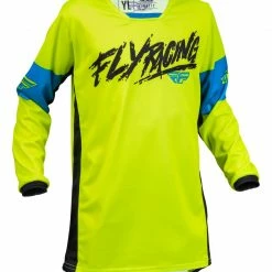Fly Racing Dirt Fly Racing Dirt Fly Racing Youth Kinetic Khaos Jersey -Cheap Kids Motorcycle Gear Store fly racing youth kinetic khaos jersey 2