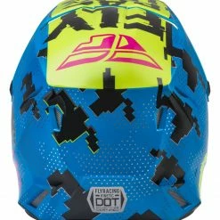 Fly Racing Dirt Fly Racing Dirt Fly Racing Youth Kinetic Scan Helmet -Cheap Kids Motorcycle Gear Store fly racing youth kinetic scan helmet blue hi viz pink 2