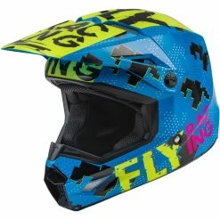 Fly Racing Dirt Fly Racing Dirt Fly Racing Youth Kinetic Scan Helmet -Cheap Kids Motorcycle Gear Store fly racing youth kinetic scan helmet blue hi viz pink