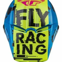 Fly Racing Dirt Fly Racing Dirt Fly Racing Youth Kinetic Scan Helmet -Cheap Kids Motorcycle Gear Store fly racing youth kinetic scan helmet blue hi viz pink 3