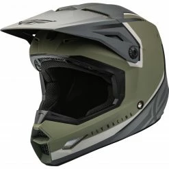 Fly Racing Dirt Fly Racing Dirt Fly Racing Youth Kinetic Vision Helmet -Cheap Kids Motorcycle Gear Store fly racing youth kinetic vision helmet matte olive grey scaled