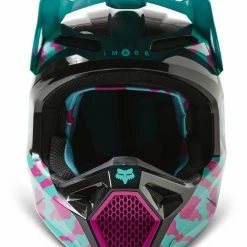 Fox Racing Youth V1 Nuklr Helmet -Cheap Kids Motorcycle Gear Store fox racing v1 nuklr helmet 6