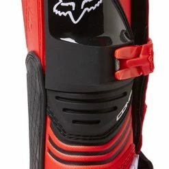 Fox Racing Youth Comp Boots Flo Red / Youth 7 [Open Box] -Cheap Kids Motorcycle Gear Store fox racing youth comp boots flo red youth7 open box flo red 2