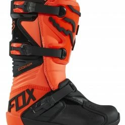 Fox Racing Youth Comp Boots -Cheap Kids Motorcycle Gear Store fox racing youth comp boots orange 1