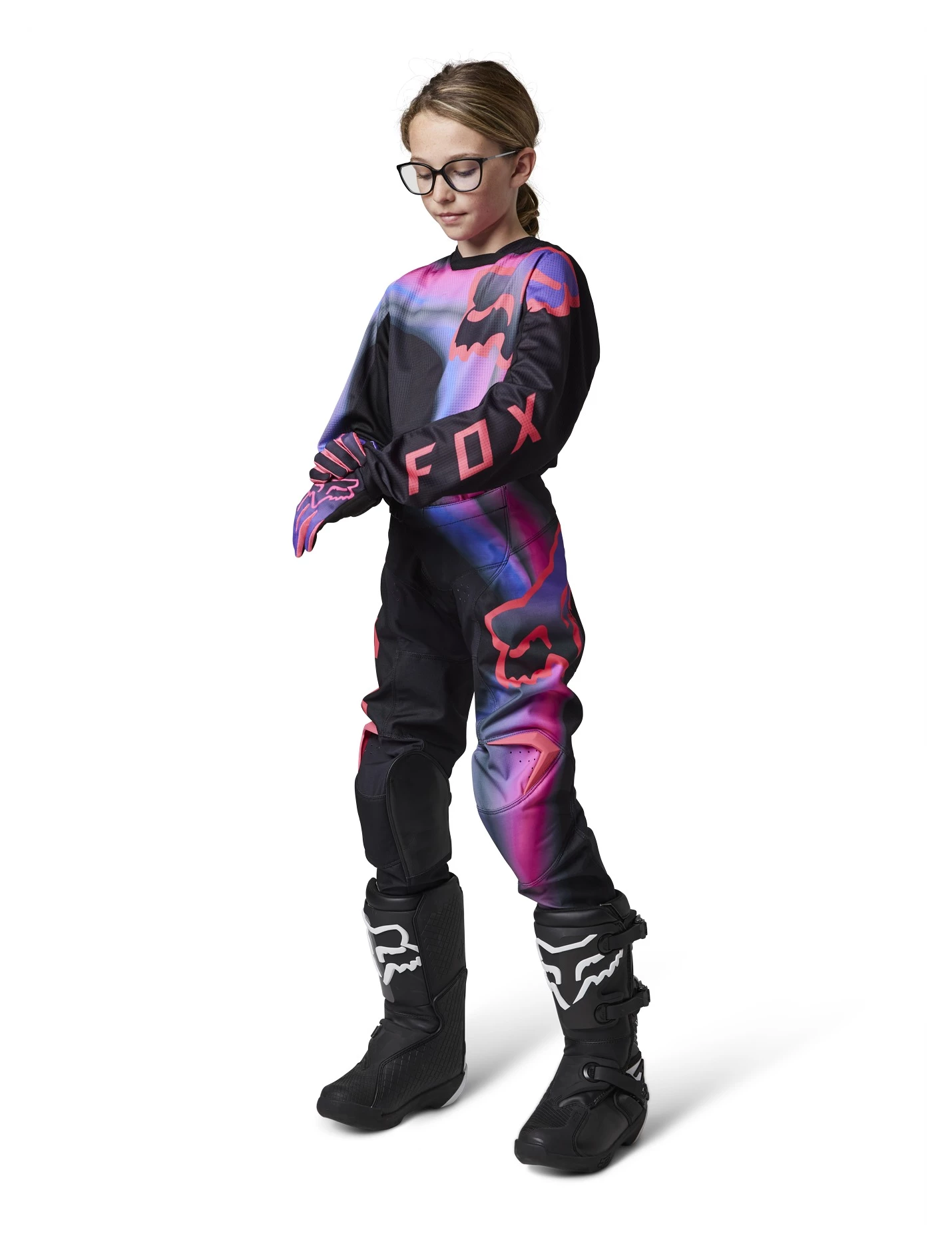 Fox Racing Youth Girl's 180 Toxsyk Jersey 3 Fox Racing Youth Girl's 180 Toxsyk Jersey - Image 3