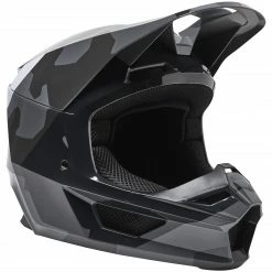 Fox Racing Youth V1 BNKR Helmet -Cheap Kids Motorcycle Gear Store fox racing youth v1 bnkr helmet black 2