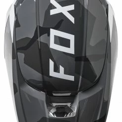 Fox Racing Youth V1 BNKR Helmet -Cheap Kids Motorcycle Gear Store fox racing youth v1 bnkr helmet black 4