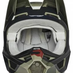 Fox Racing Youth V1 BNKR Helmet -Cheap Kids Motorcycle Gear Store fox racing youth v1 bnkr helmet camo 1