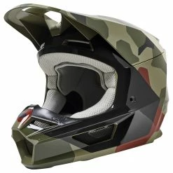 Fox Racing Youth V1 BNKR Helmet -Cheap Kids Motorcycle Gear Store fox racing youth v1 bnkr helmet camo