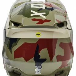 Fox Racing Youth V1 BNKR Helmet -Cheap Kids Motorcycle Gear Store fox racing youth v1 bnkr helmet camo 3
