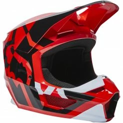 Fox Racing Youth V1 Lux Helmet -Cheap Kids Motorcycle Gear Store fox racing youth v1 lux helmet flo red