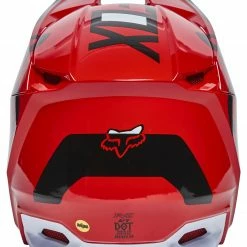 Fox Racing Youth V1 Lux Helmet -Cheap Kids Motorcycle Gear Store fox racing youth v1 lux helmet flo red 3