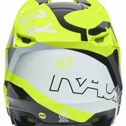 Fox Racing Youth V1 Skew Helmet -Cheap Kids Motorcycle Gear Store fox racing youth v1 skew helmet 3