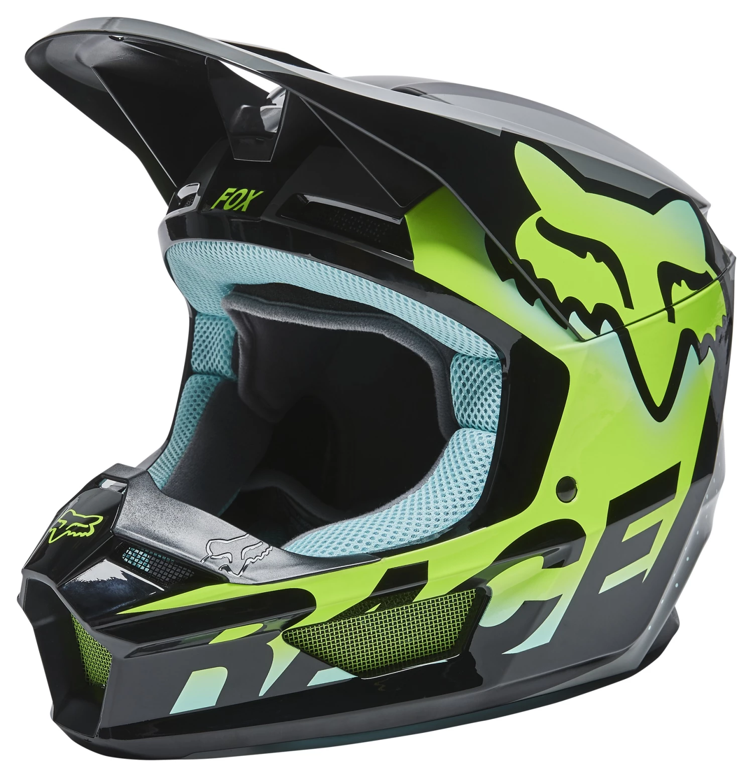 Fox Racing Youth V1 Trice Helmet 3 Fox Racing Youth V1 Trice Helmet - Image 3