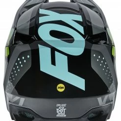 Fox Racing Youth V1 Trice Helmet 8 Fox Racing Youth V1 Trice Helmet -Cheap Kids Motorcycle Gear Store fox racing youth v1 trice helmet teal 3