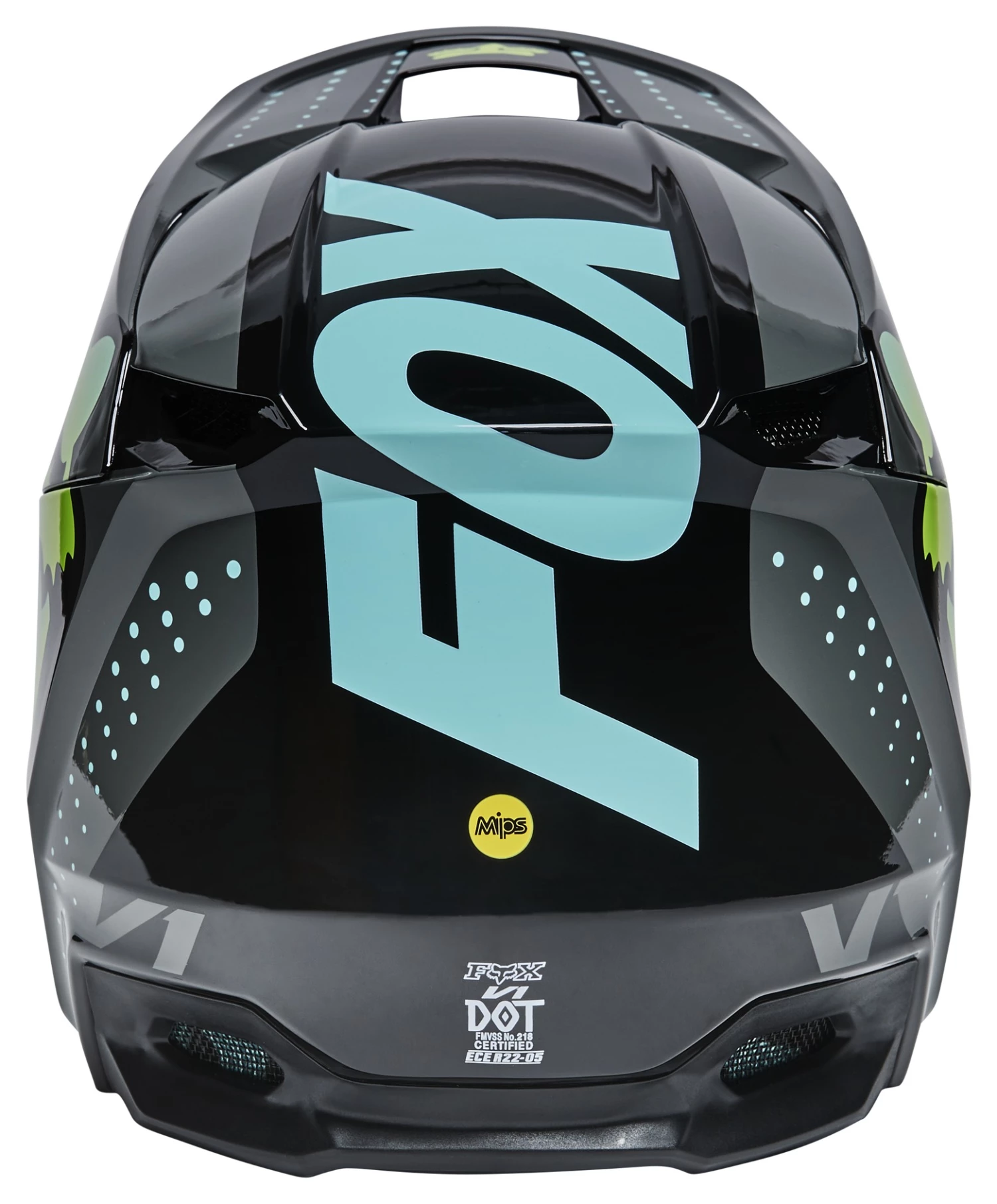 Fox Racing Youth V1 Trice Helmet 4 Fox Racing Youth V1 Trice Helmet - Image 4