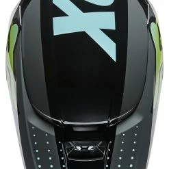 Fox Racing Youth V1 Trice Helmet 9 Fox Racing Youth V1 Trice Helmet -Cheap Kids Motorcycle Gear Store fox racing youth v1 trice helmet teal 4