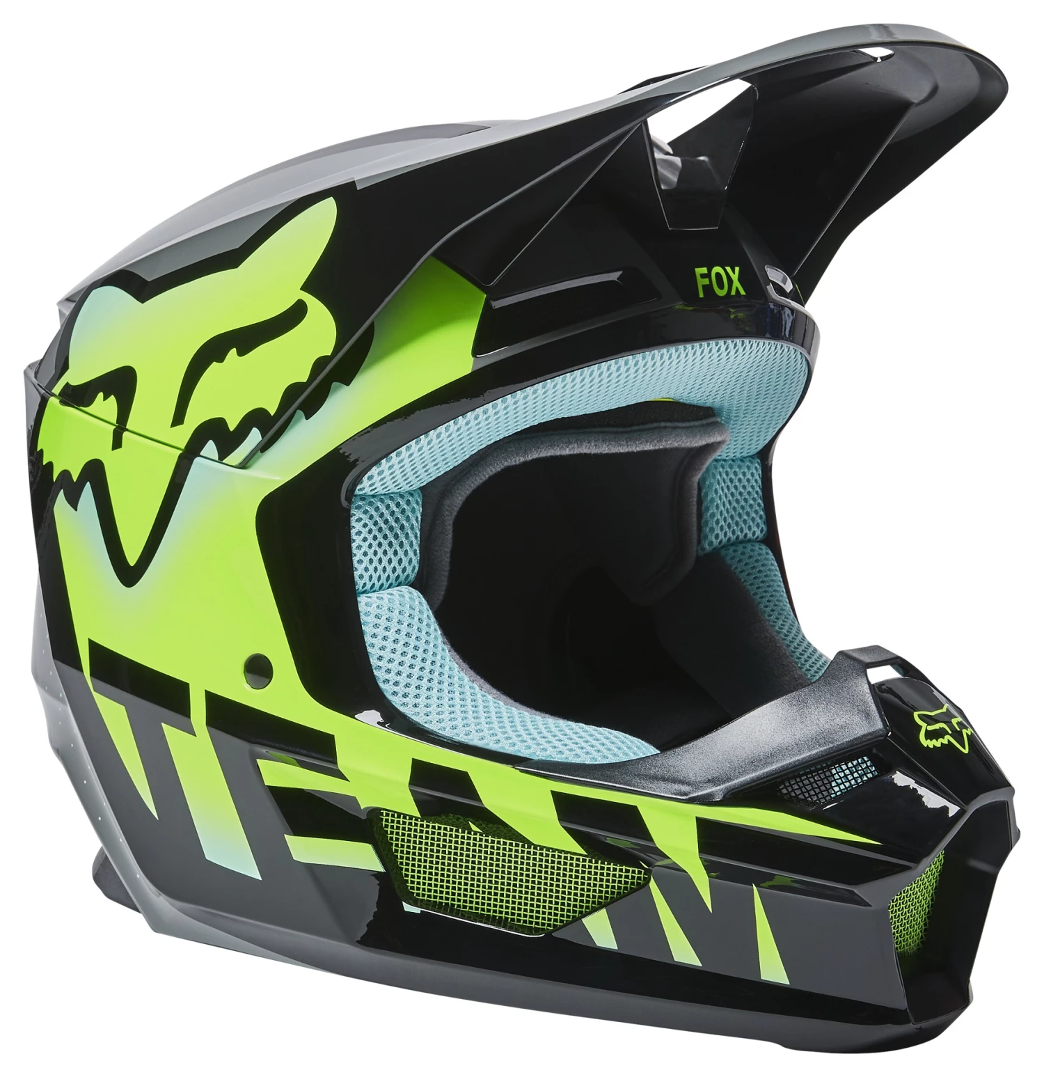 Fox Racing Youth V1 Trice Helmet 1 Fox Racing Youth V1 Trice Helmet