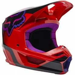 Fox Racing Youth V1 VENZ Helmet 17 Fox Racing Youth V1 VENZ Helmet -Cheap Kids Motorcycle Gear Store fox racing youth v1 venz helmet flo red 2