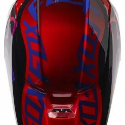 Fox Racing Youth V1 VENZ Helmet 19 Fox Racing Youth V1 VENZ Helmet -Cheap Kids Motorcycle Gear Store fox racing youth v1 venz helmet flo red 4