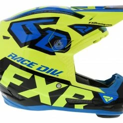 FXR 6D ATR-2 Youth Helmet -Cheap Kids Motorcycle Gear Store fxr6 datr2 youth helmet hi viz yellow blue black 3