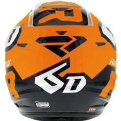 FXR 6D ATR-2 Youth Helmet -Cheap Kids Motorcycle Gear Store fxr6 datr2 youth helmet orange black silver 2