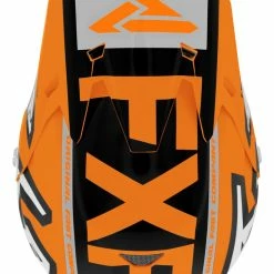 FXR 6D ATR-2 Youth Helmet -Cheap Kids Motorcycle Gear Store fxr6 datr2 youth helmet orange black silver 4