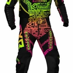 FXR Youth Podium MX Pants -Cheap Kids Motorcycle Gear Store fxr podium mx pants black hi viz yellow pink