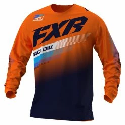 FXR Youth Clutch MX Jersey -Cheap Kids Motorcycle Gear Store fxr youth clutch mx jersey orange midnight