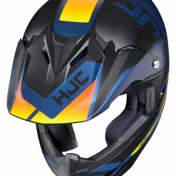 HJC Helmets HJC Helmets HJC Youth CL-XY 2 Creed Helmet 13 HJC Helmets HJC Helmets HJC Youth CL-XY 2 Creed Helmet -Cheap Kids Motorcycle Gear Store hjcclxy2 creed youth helmet black blue orange 2